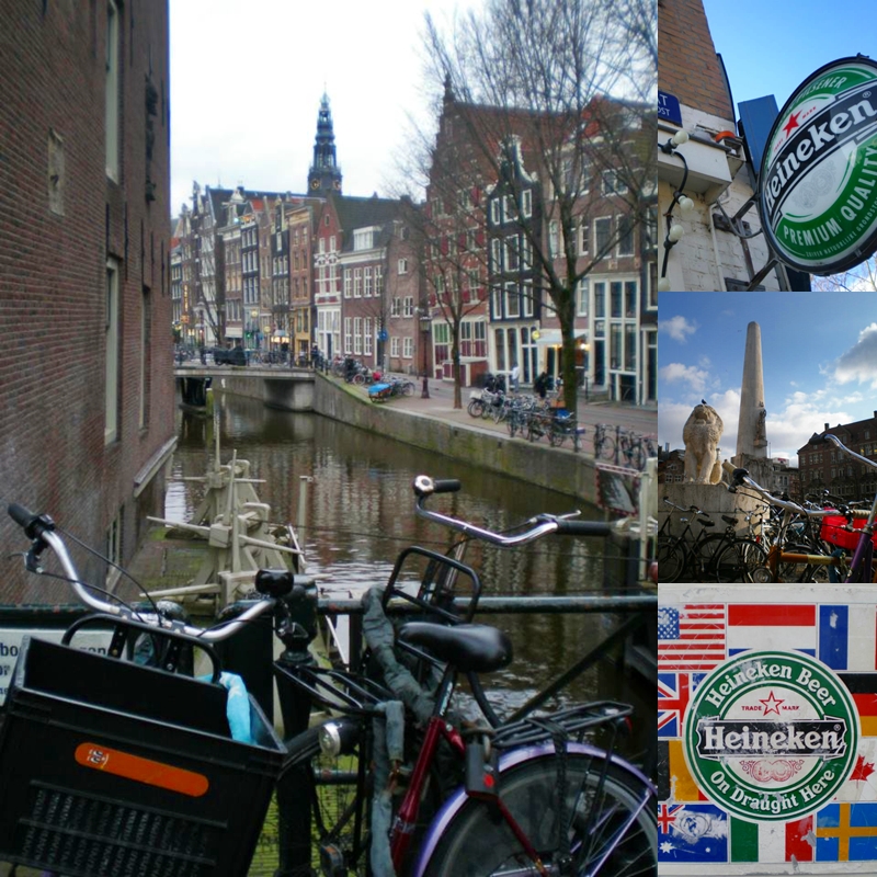 Bicicletas, canales y Heineken